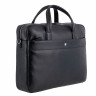 Мужская кожаная бизнес-сумка Sergio Belotti 9485 VT Genoa black фото 3 &mdash; 2chemodana