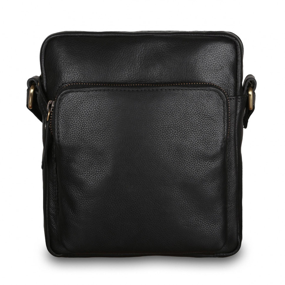 Мужская кожаная сумка Ashwood Leather M-56 Black фото 1 &mdash; 2chemodana