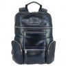 Мужской кожаный рюкзак Versado VD096 navy фото 1 &mdash; 2chemodana