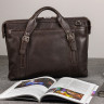 Мужская кожаная деловая сумка BRIALDI Navara BR34129JS relief brown фото 11 &mdash; 2chemodana