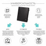 Большая кожаная папка с жестким каркасом для документов А4 BRIALDI Familydocs relief black BR49473RR фото 14 &mdash; 2chemodana