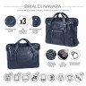 Мужская кожаная деловая сумка BRIALDI Navara BR34130PD relief navy фото 13 &mdash; 2chemodana
