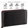 Вместительный мужской клатч BRIALDI Warren black BR07600SO фото 7 &mdash; 2chemodana