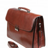 Портфель кожаный мужской Sergio Belotti 8089 milano-viareggio brown фото 2 &mdash; 2chemodana