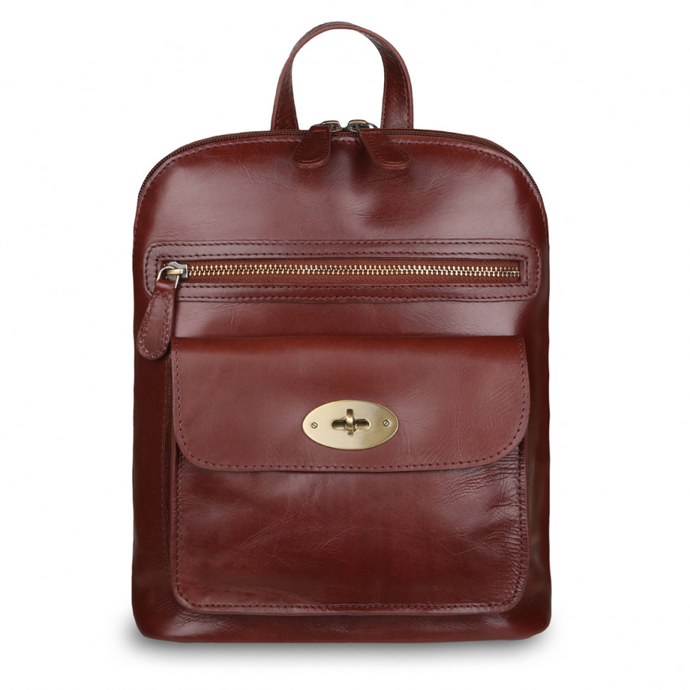 Женский кожаный рюкзак Ashwood Leather V-25 Chestnut фото 1 &mdash; 2chemodana