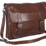Мужская кожаная сумка Ashwood Leather Josh Chestnut Brown фото 2 &mdash; 2chemodana