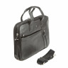 Мужская кожаная бизнес-сумка Sergio Belotti 9282 west black фото 2 &mdash; 2chemodana