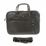 Мужская кожаная бизнес-сумка Sergio Belotti 9282 west black фото 1 &mdash; 2chemodana