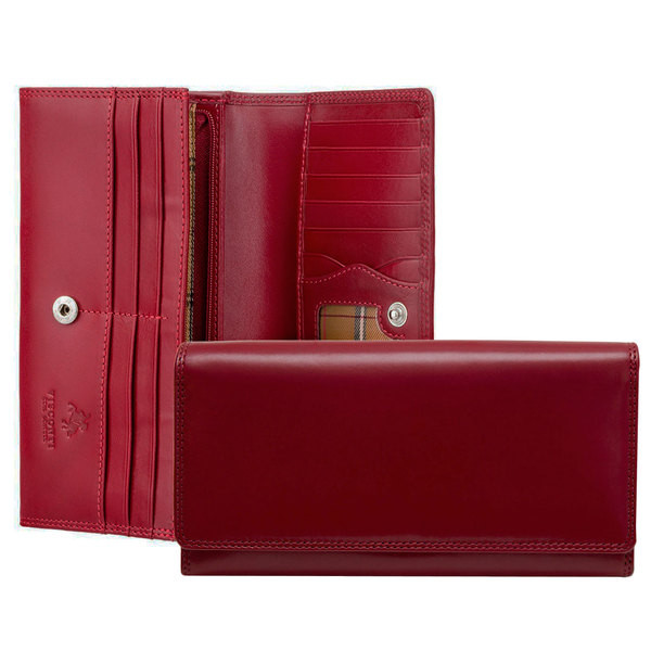 Женский кожаный кошелек Visconti MZ-10 Florence Red фото 1 &mdash; 2chemodana