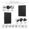 Кожаная папка для документов А5 BRIALDI File relief black BR49581PJ фото 7 &mdash; 2chemodana