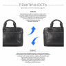 Мужская кожаная деловая сумка BRIALDI York BR34102CO relief black фото 14 &mdash; 2chemodana