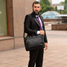 Мужская кожаная деловая сумка BRIALDI York BR34102CO relief black фото 21 &mdash; 2chemodana