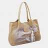 Женская кожаная сумка Alexander TS W0032 Beige Девушка на пляже фото 2 &mdash; 2chemodana