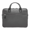 Мужская кожаная деловая сумка Lakestone Bartley 923201/GR/BL серый фото 2 &mdash; 2chemodana