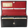 Женский кожаный кошелек Visconti CD21 Topaz Black/Red фото 2 &mdash; 2chemodana