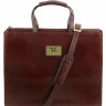 Портфель женский кожаный Tuscany Leather TL141343 коричневый фото 1 &mdash; 2chemodana