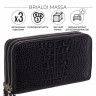 Вместительный клатч с 3-мя автономными отделениями BRIALDI Massa croco black BR23063HW фото 8 &mdash; 2chemodana