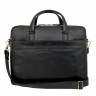Мужская кожаная бизнес-сумка Sergio Belotti 9485 milano black фото 3 &mdash; 2chemodana