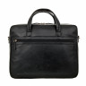 Мужская кожаная бизнес-сумка Sergio Belotti 9485 milano black фото 6 &mdash; 2chemodana