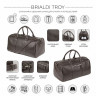 Дорожно-спортивная сумка BRIALDI Troy BR30927GT relief brown фото 1 &mdash; 2chemodana
