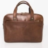 Мужская кожаная сумка для ноутбука Carlo Gattini Ruffo Premium 1005-63 brown фото 3 &mdash; 2chemodana