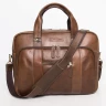 Мужская кожаная сумка для ноутбука Carlo Gattini Ruffo Premium 1005-63 brown фото 4 &mdash; 2chemodana