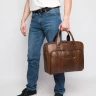 Мужская кожаная сумка для ноутбука Carlo Gattini Ruffo Premium 1005-63 brown фото 10 &mdash; 2chemodana