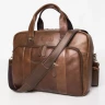Мужская кожаная сумка для ноутбука Carlo Gattini Ruffo Premium 1005-63 brown фото 12 &mdash; 2chemodana