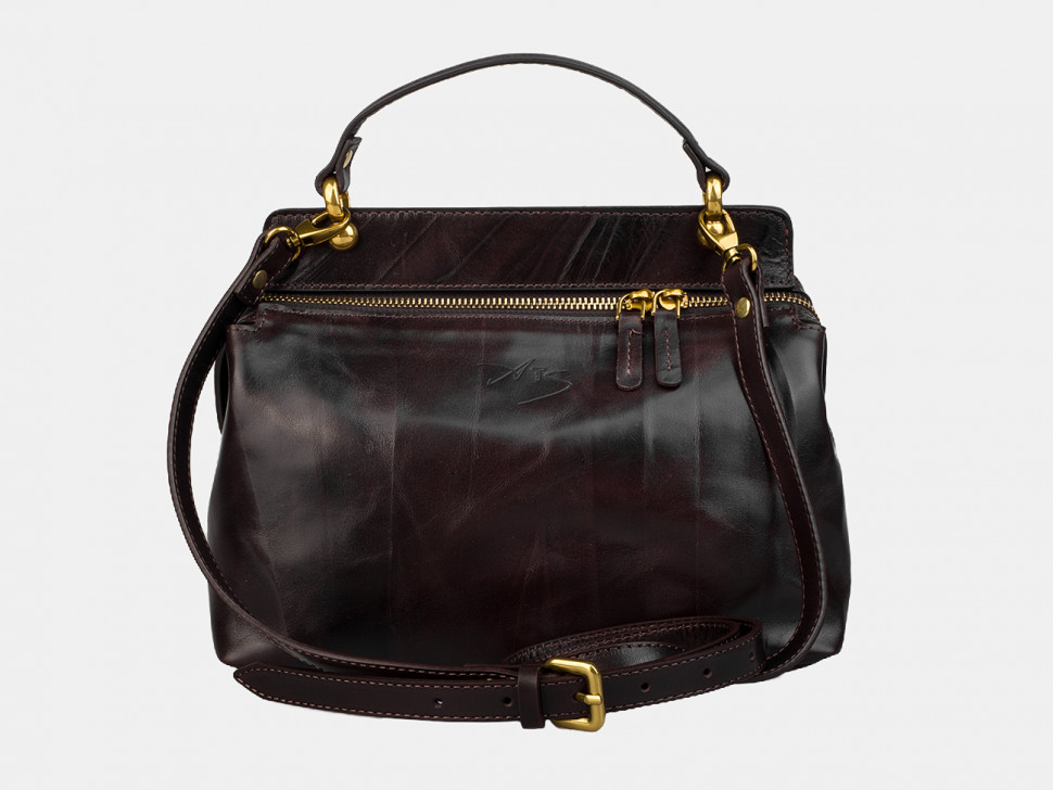 Женская кожаная сумка Alexander TS W0042 Brown фото 1 &mdash; 2chemodana