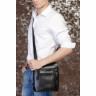 Мужская кожаная сумка через плечо LAKESTONE Elm Black 9513/BL фото 6 &mdash; 2chemodana