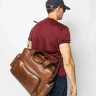 Мужская кожаная сумка для ноутбука Carlo Gattini Antico Rotelle 1026-63 brown  фото 10 &mdash; 2chemodana