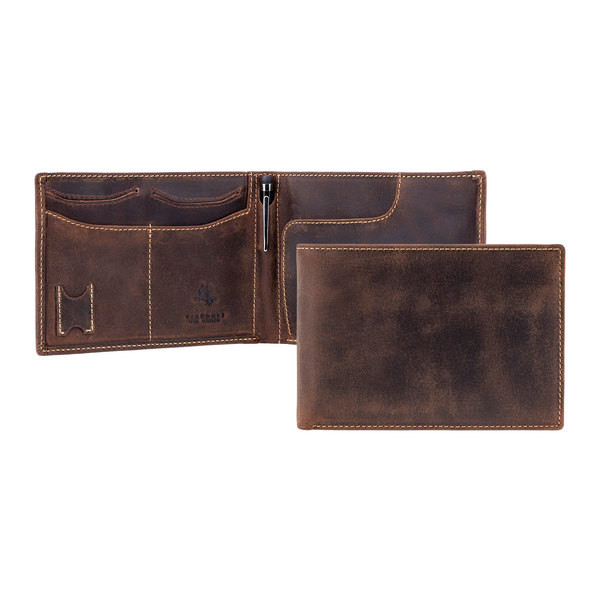 Мужской кожаный бумажник Visconti 726 Jet Oil Brown V726128 фото 1 &mdash; 2chemodana