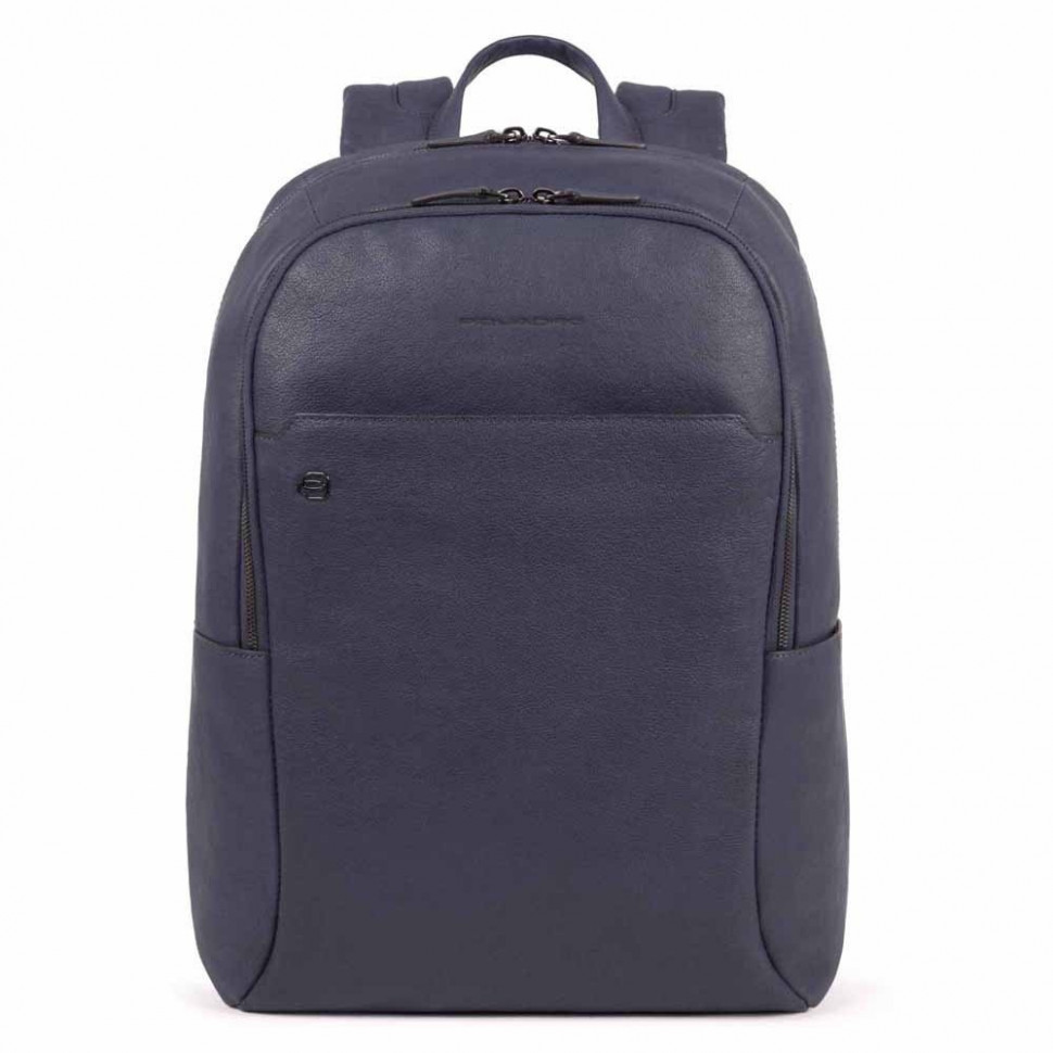 Мужской кожаный рюкзак Piquadro CA4762B3/BLU4 серо-синий фото 1 &mdash; 2chemodana