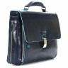 Мужской кожаный портфель Piquadro CA3111B2/BLU2 синий фото 2 &mdash; 2chemodana