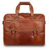 Мужская кожаная деловая сумка Ashwood Leather F-83 Cognac фото 1 &mdash; 2chemodana
