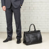 Сумка-саквояж дорожная кожаная LAKESTONE 974044/BL Edington Black фото 9 &mdash; 2chemodana