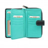 Кошелек женский кожаный Visconti cd-22, Black/aqua фото 3 &mdash; 2chemodana