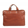 Мужская кожаная бизнес-сумка Gianni Conti 911245 tan фото 1 &mdash; 2chemodana