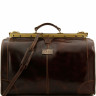 Дорожная сумка саквояж кожаная Tuscany Leather, Madrid TL1022 dark brown, большой размер фото 5 &mdash; 2chemodana