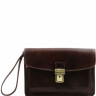 Мужская кожаная барсетка Tuscany Leather MAX TL8075 темно-коричневый фото 1 &mdash; 2chemodana