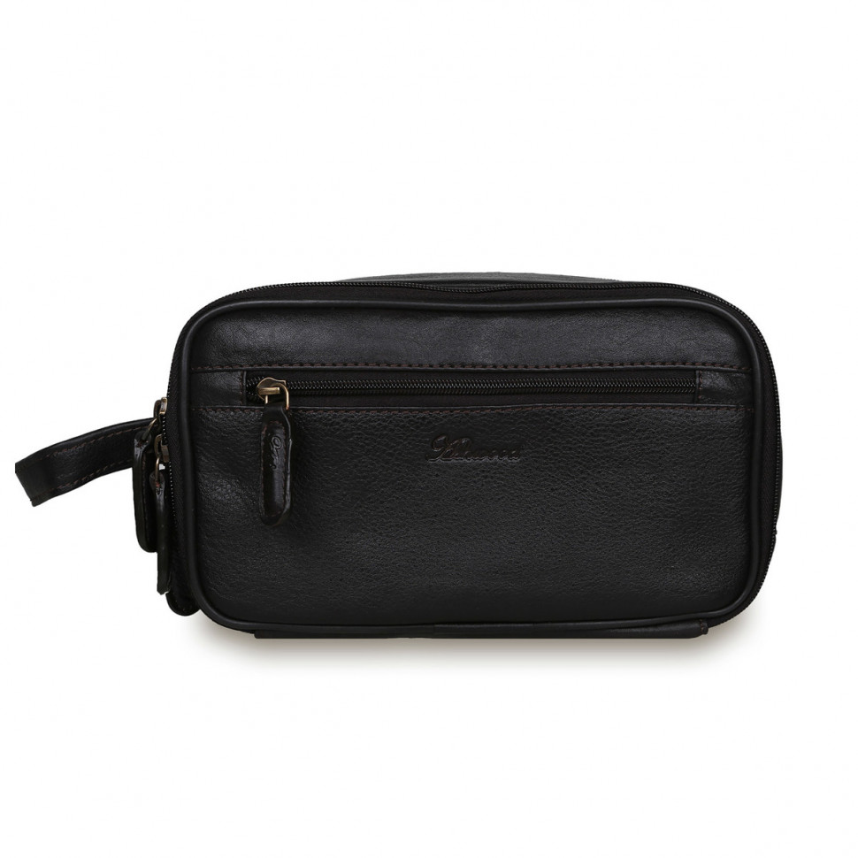 Мужской кожаный несессер Ashwood Leather 2080 Black фото 1 &mdash; 2chemodana