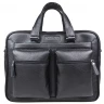 Мужская кожаная сумка для ноутбука Carlo Gattini Premium Riace NEW 1015-61 black фото 2 &mdash; 2chemodana
