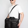 Мужская кожаная сумка для ноутбука Carlo Gattini Premium Riace NEW 1015-61 black фото 8 &mdash; 2chemodana