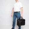 Мужская кожаная сумка для ноутбука Carlo Gattini Premium Riace NEW 1015-61 black фото 10 &mdash; 2chemodana