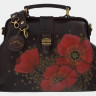 Женская кожаная сумка Alexander TS W0023 Brown Маки фото 5 &mdash; 2chemodana