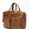 Мужская кожаная сумка для ноутбука Carlo Gattini Premium Riace NEW 1015-63 brown фото 4 &mdash; 2chemodana