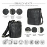 Мужская кожаная сумка BRIALDI Venta BR31478US relief black фото 1 &mdash; 2chemodana