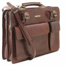 Мужской кожаный портфель Tuscany Leather VENEZIA коричневый TL141268 фото 2 &mdash; 2chemodana