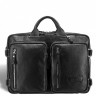 Мужская кожаная сумка-трансформер BRIALDI Norman BR11691GI relief black фото 3 &mdash; 2chemodana