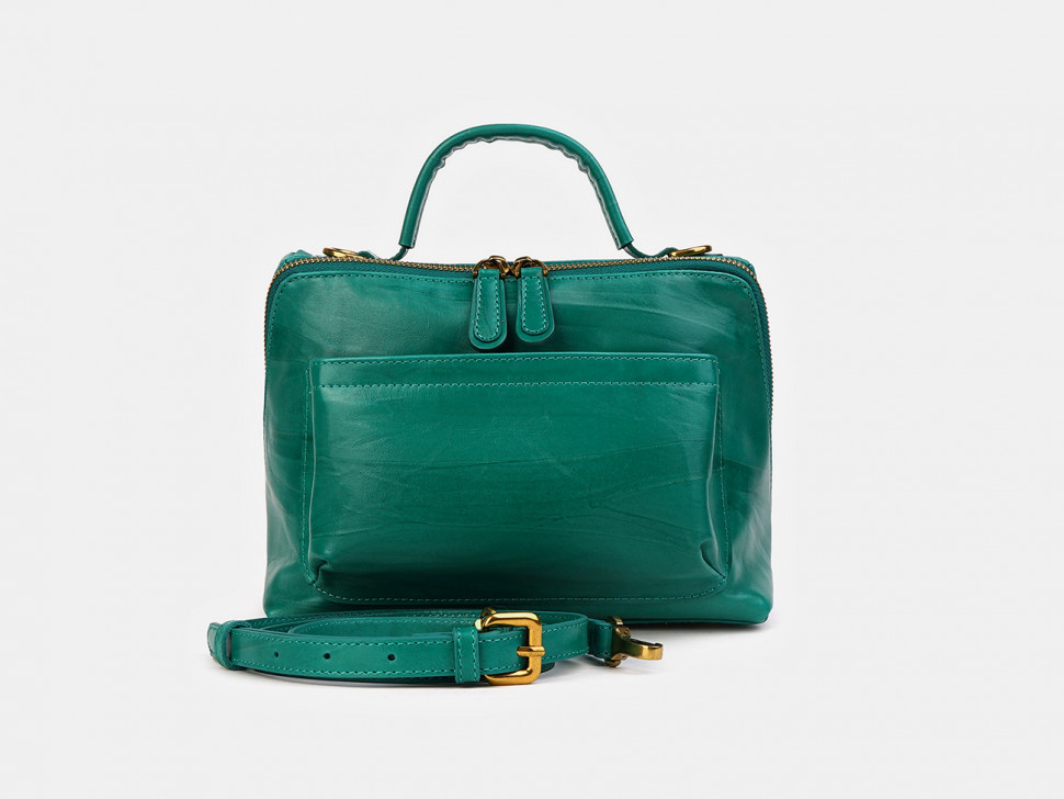 Женская кожаная сумка Alexander TS W0038 Green фото 1 &mdash; 2chemodana